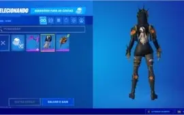 Conta Fortnite com skins do Halloween
