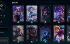 Conta Completa Gold IV 120 champs +100 skins