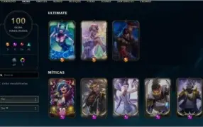 Conta Completa Gold IV 120 champs +100 skins
