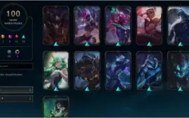 Conta Completa Gold IV 120 champs +100 skins