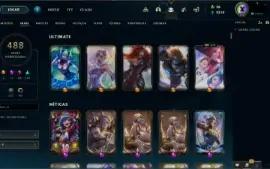 Conta League Of Legends - +400 Skin, Sem Ban, Unranked