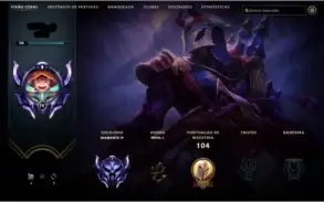 Conta League of Legends Diamond 4!