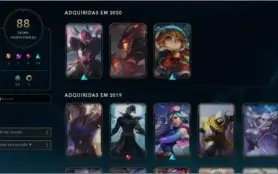 conta de league of legends