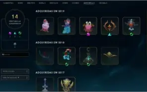 conta de league of legends