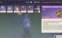 Conta genshin com 6 personagem 5 estrela R-55