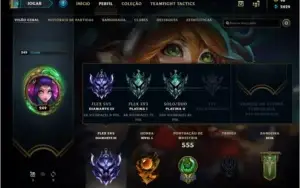 Conta LoL 2012 (Várias skins raras e croma esmeralda)