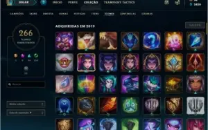 Conta LoL 2012 (Várias skins raras e croma esmeralda)