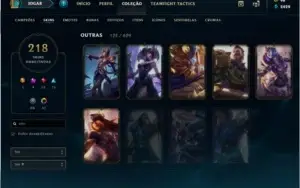Conta LoL 2012 (Várias skins raras e croma esmeralda)