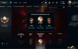 conta de lol com 95 skins