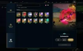 conta de lol com 95 skins