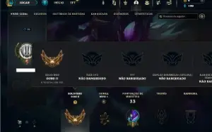 Ouro 2 com 45 Champs e 7 Skins + 6 Fragmentos
