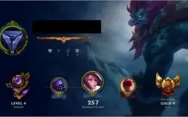 CONTA LOL GOLD V