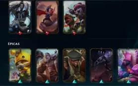 Conta com 71 CHAMPS, 37 SKINS - LVL 114 [FULL ACESSO]