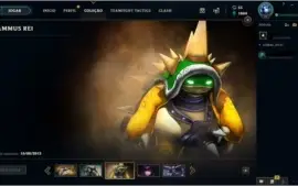 CONTA LOL COM RAMMUS REI, 89 CHAMPS, 26 SKINS, MMR GOLD