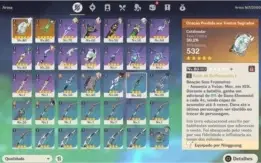 Conta genshin impact Xiao + Lança de jade + Hutao