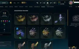 Conta LOL  Full Acesso - 164 Skins - Muitas raridades!