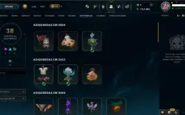 Conta LOL  Full Acesso - 164 Skins - Muitas raridades!