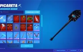 Conta com varias skins  e picaretas no fortnite