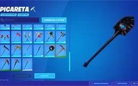 Conta com varias skins  e picaretas no fortnite