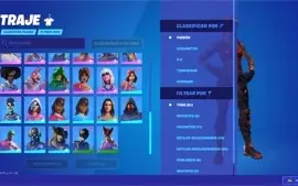 Conta com varias skins  e picaretas no fortnite