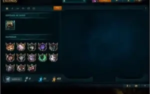 Conta Prata III 99 Campeões 18 Skins