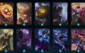 Conta de LOL com 244 skins, com email original. Esmeralda 4.