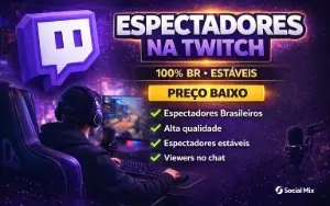 Twitch Espectadores em live – Entrega Imediata