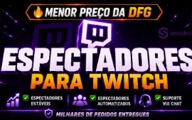 Twitch Espectadores em live – Entrega Imediata