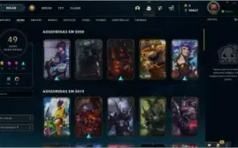 CONTA LEAGUE OF LEGENDS LEVEL 300+ UNRANKED