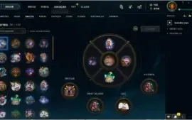 Conta level 305 de lol ótima e no precinho