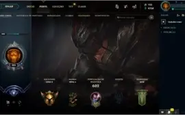 Conta level 305 de lol ótima e no precinho