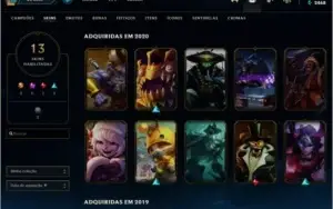 Conta LoL D4