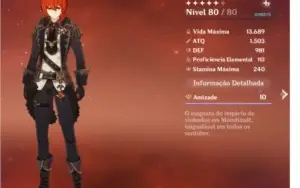 Acc Genshin Impact AR 52 (Ganyu, Xiao, Diluc, Klee e Jean)