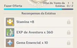 Conta Diluc Rank 17 diversos anemoculus pegos