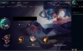 Conta League of Legends- low lvl - conta lol