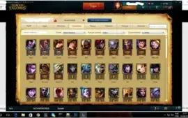 Conta B5 com boas SKINS e campeões