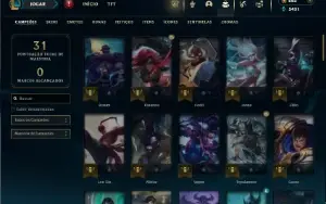 Prata 4 com 75 Champs e 24 Skins + Kaye Juiza e Rammus Rei