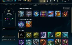 Diamante 4 com 35 Champs e 5 Skins + 20 Espolios