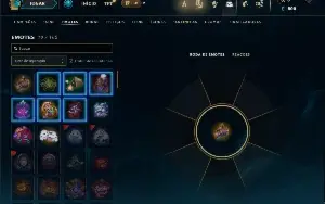 Diamante 4 com 35 Champs e 5 Skins + 20 Espolios
