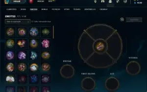 Conta Platina 3 com 35 Champs e 5 Skins + 20 Fragmentos