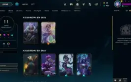 Conta platina lol com lux elementalista