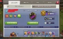 Clash of Clans CV9 Semi Full 6800 Gemas
