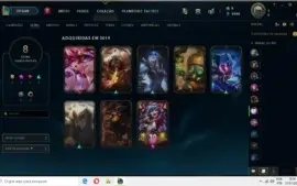Conta lol lvl 74