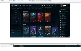 conta lol level 206 75 skins prata 1