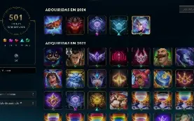 Conta LOL Parada Ex Diamante 1097 Skins Todas Ultimate