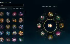 Conta LOL Parada Ex Diamante 1097 Skins Todas Ultimate