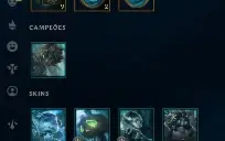 Conta LOL Parada Ex Diamante 1097 Skins Todas Ultimate