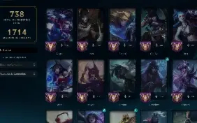Conta LOL Parada Ex Diamante 1097 Skins Todas Ultimate