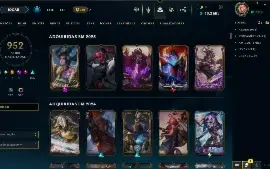 CONTA RIOT - Skins raras, muitas bordas, MMR Mestre