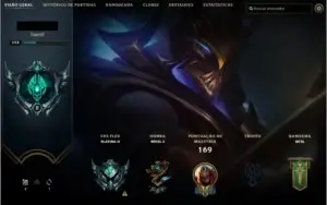 Conta lol platina 4/ Platina 2 flex 38 skins/ 58 champions